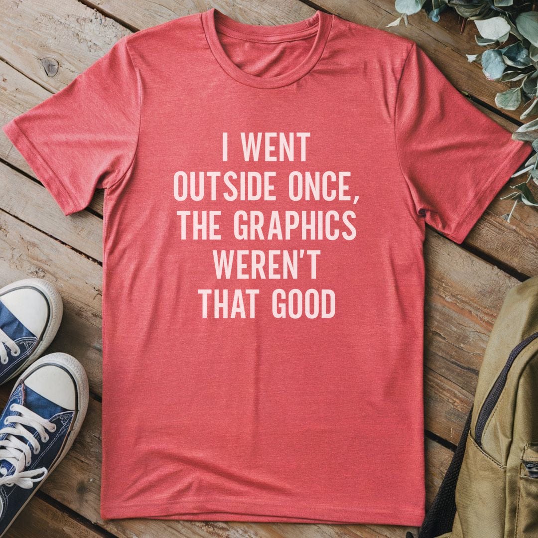 T-Shirt Heather Red / S Nature's Graphics Critic T-Shirt