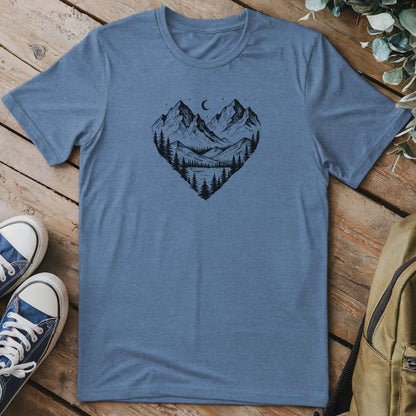 T-Shirt Heather Indigo / S Moonlit Forest Adventure T-Shirt