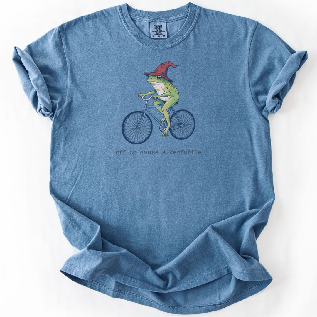 T-Shirt Blue Jean / S Frog Wizard Kerfuffle Premium