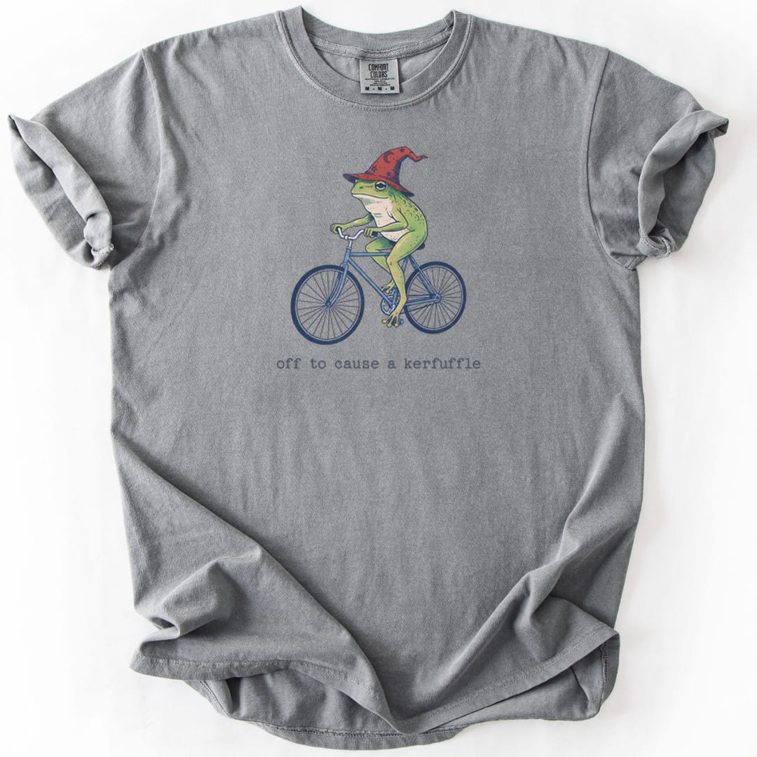 T-Shirt Grey / S Frog Wizard Kerfuffle Premium