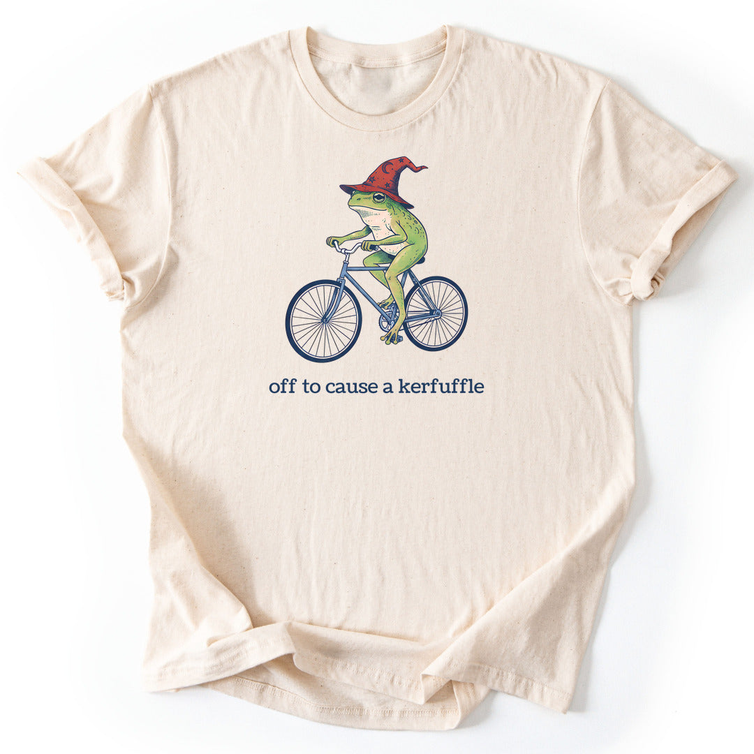 T-Shirt Natural / S Frog Wizard Kerfuffle T-Shirt