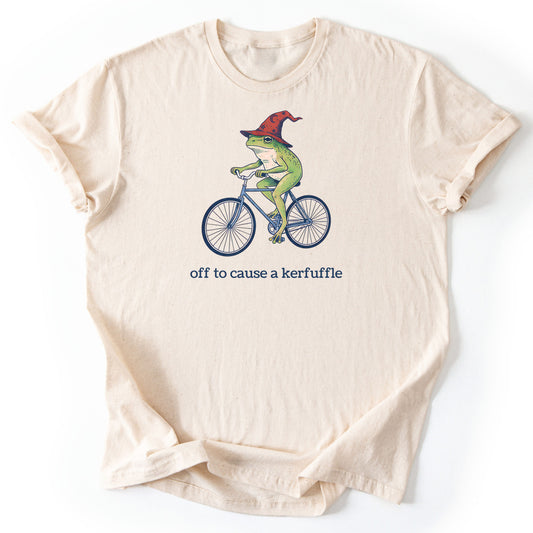 T-Shirt Natural / S Frog Wizard Kerfuffle T-Shirt