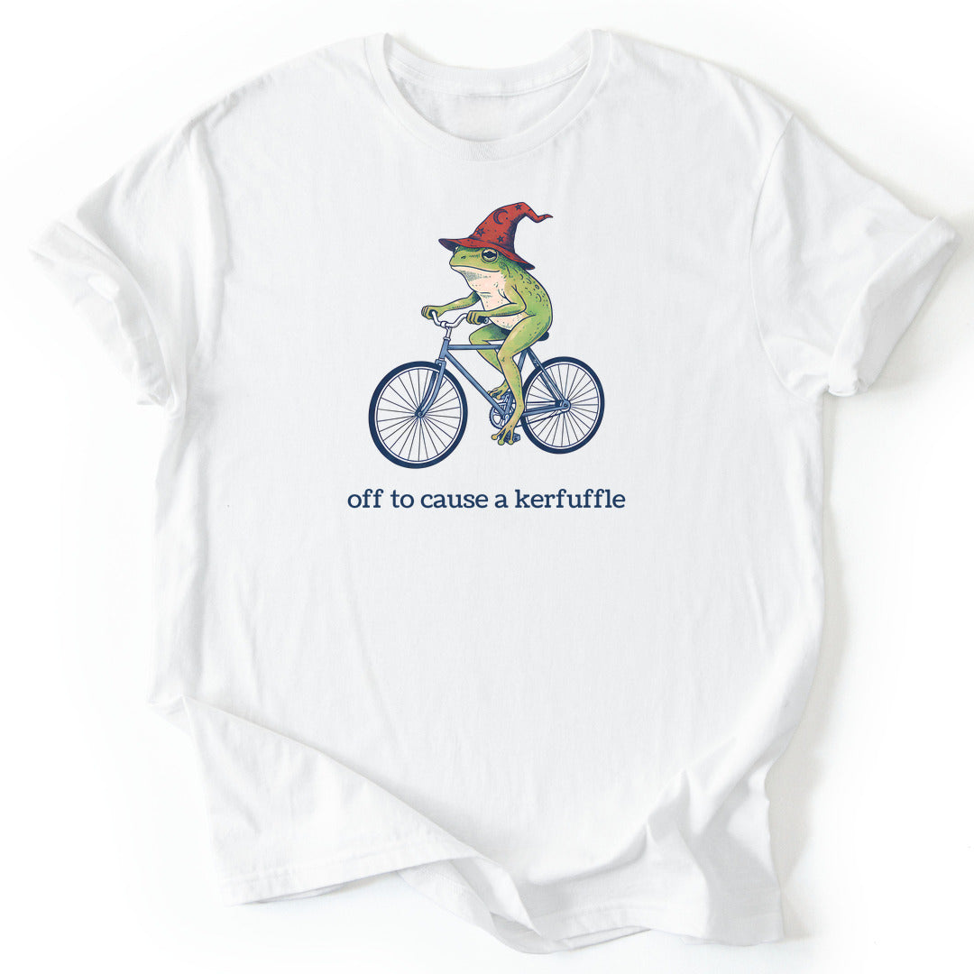 T-Shirt White / S Frog Wizard Kerfuffle T-Shirt