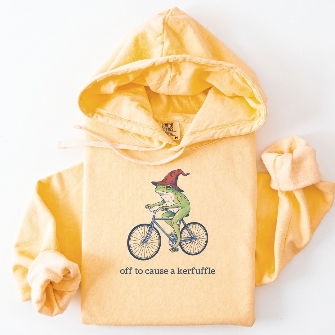 Hoodie Butter / S Frog Wizard Kerfuffle Premium Hoodie