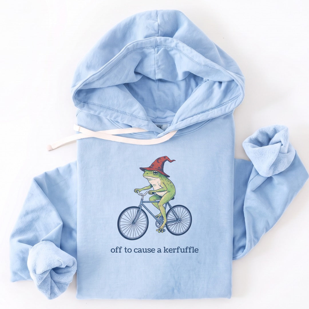 Hoodie Hydrangea / S Frog Wizard Kerfuffle Premium Hoodie