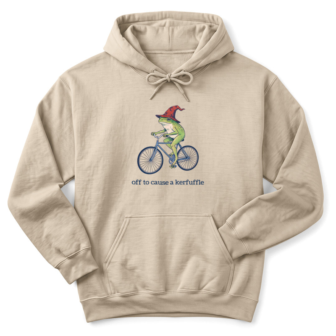 Hoodie Sand / S Frog Wizard Kerfuffle Hoodie