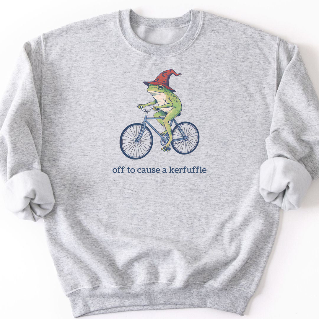 Frog Wizard Kerfuffle Sweatshirt - Ash