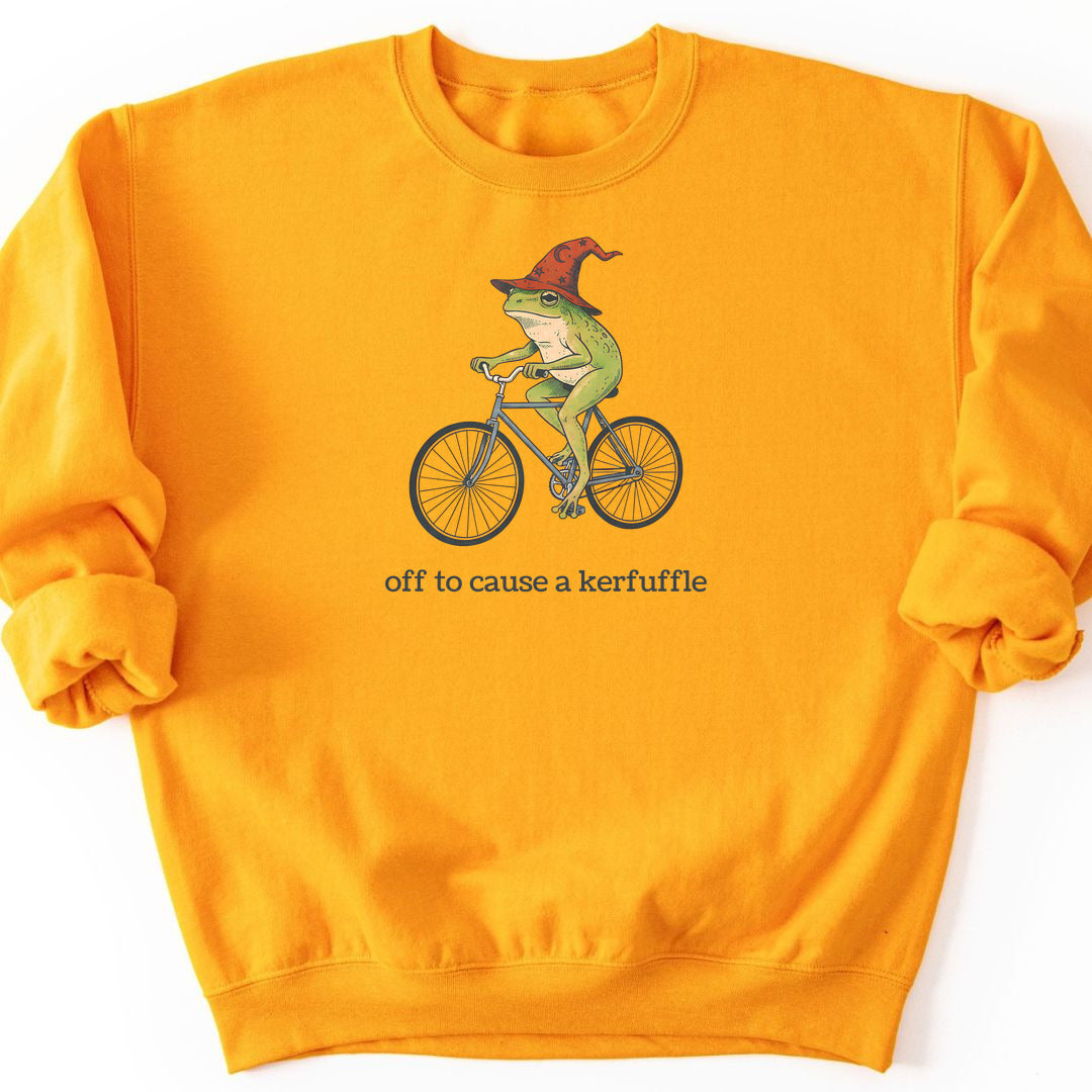 Frog Wizard Kerfuffle Sweatshirt - Gold