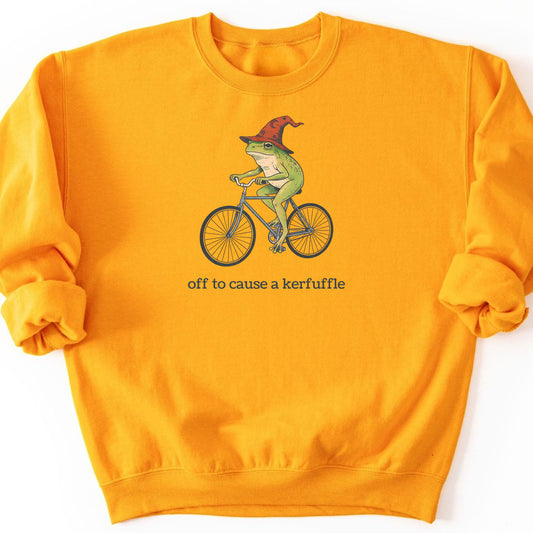 Frog Wizard Kerfuffle Sweatshirt - Gold