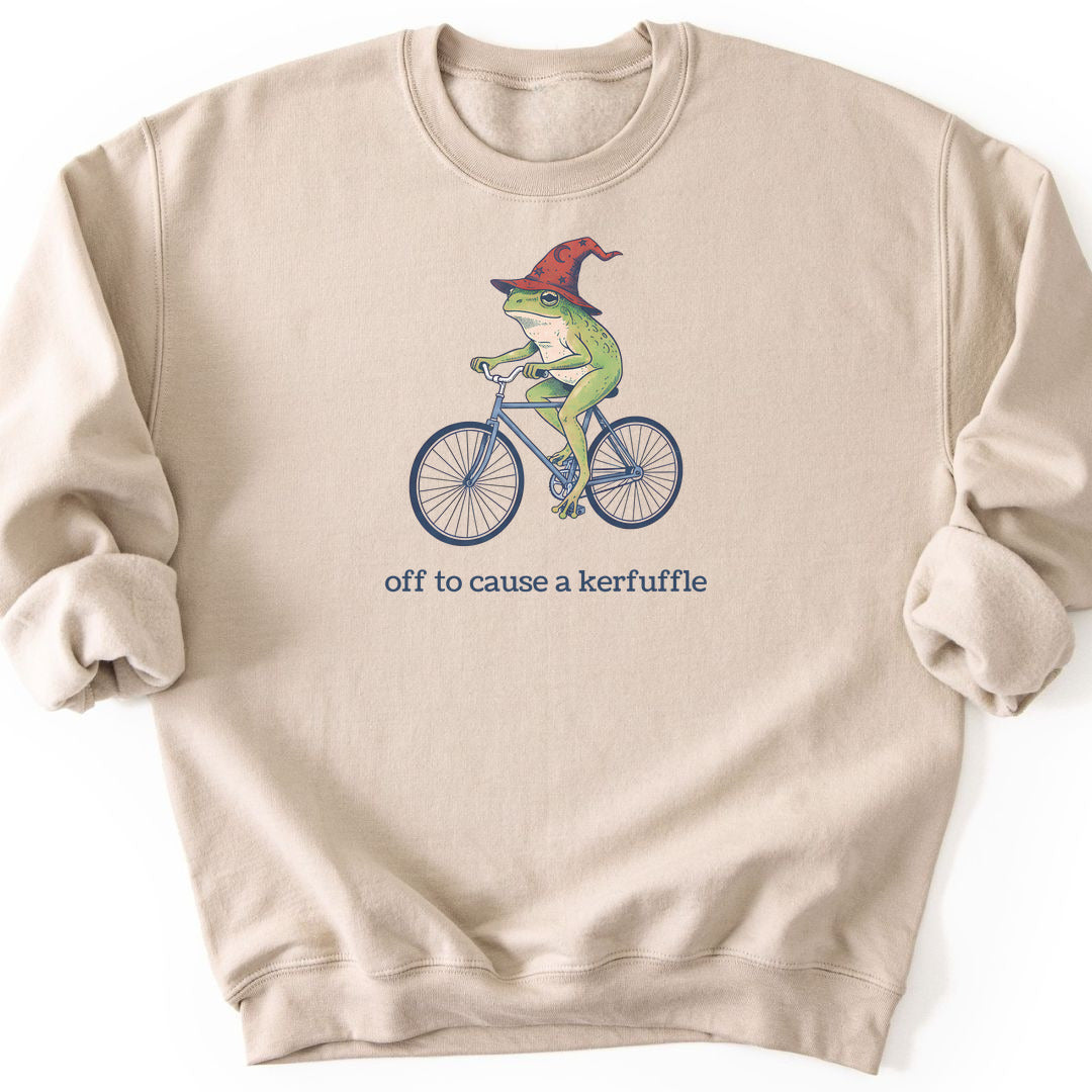 Frog Wizard Kerfuffle Sweatshirt - Sand