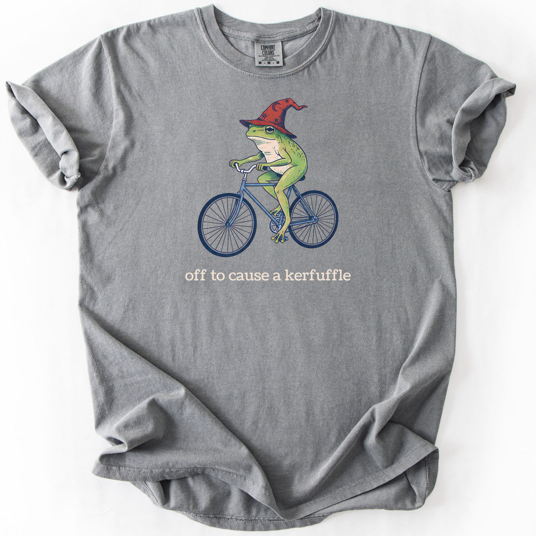 T-Shirt Grey / S Frog Wizard Kerfuffle Premium