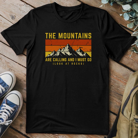 T-Shirt Black / S Mountain Wanderlust Rocks T-Shirt