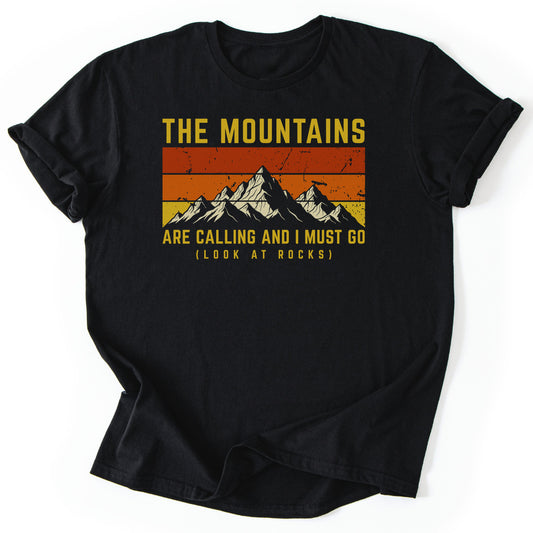 T-Shirt Black / S Mountain Wanderlust Rocks T-Shirt