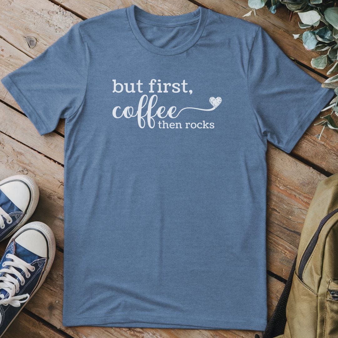 T-Shirt Heather Indigo / S Coffee and Geology T-Shirt