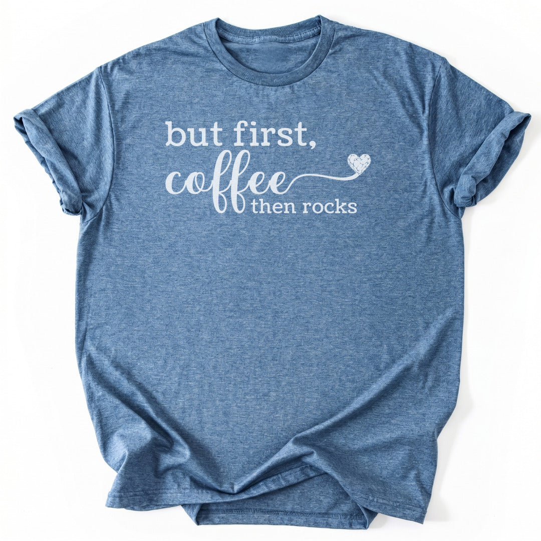 T-Shirt Heather Indigo / S Coffee and Geology T-Shirt