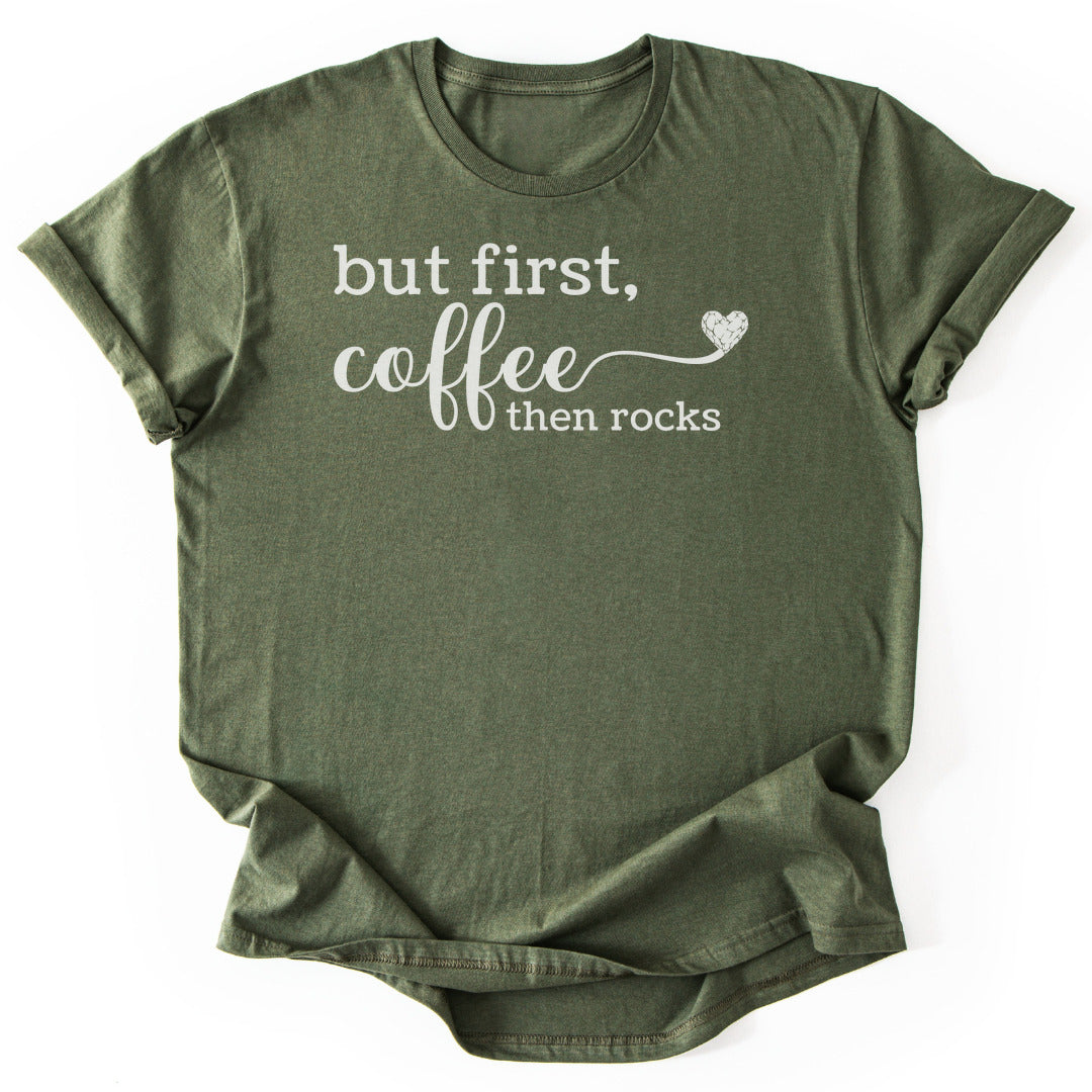 T-Shirt Military Green / S Coffee and Geology T-Shirt