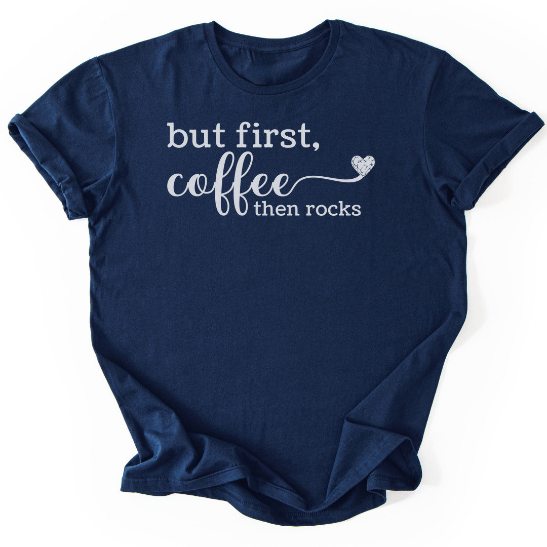 T-Shirt Navy / S Coffee and Geology T-Shirt