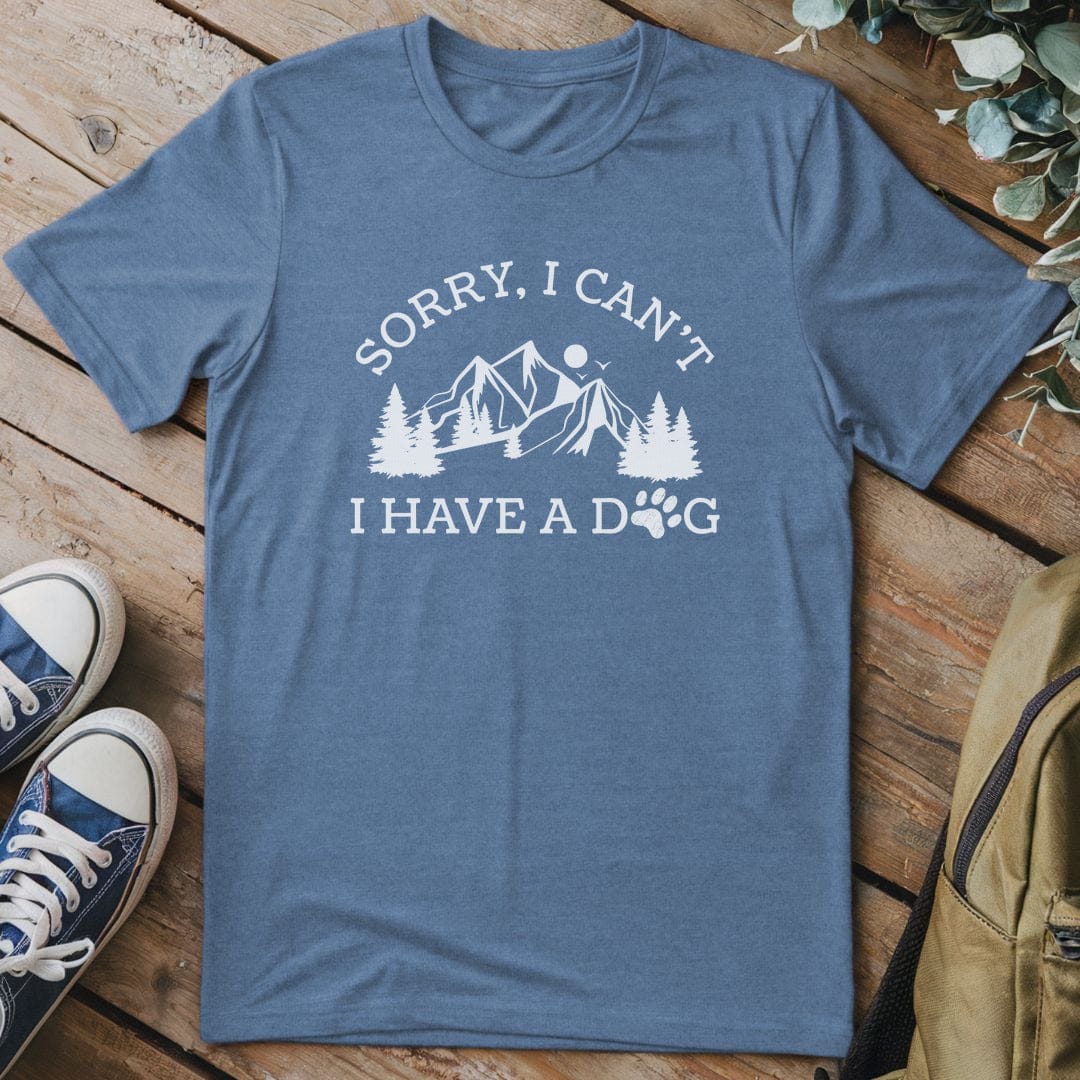 T-Shirt Heather Indigo / S Mountains and Paws Adventure T-Shirt