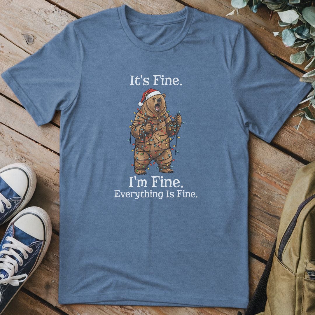 T-Shirt Heather Indigo / S Bear Chaos T-Shirt
