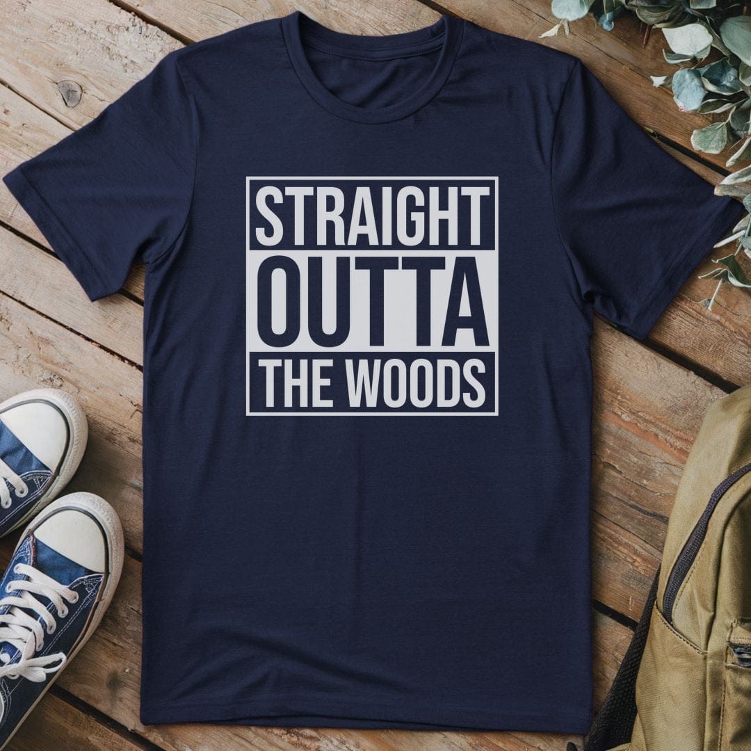 T-Shirt Navy / S Straight Outta The Woods T-Shirt