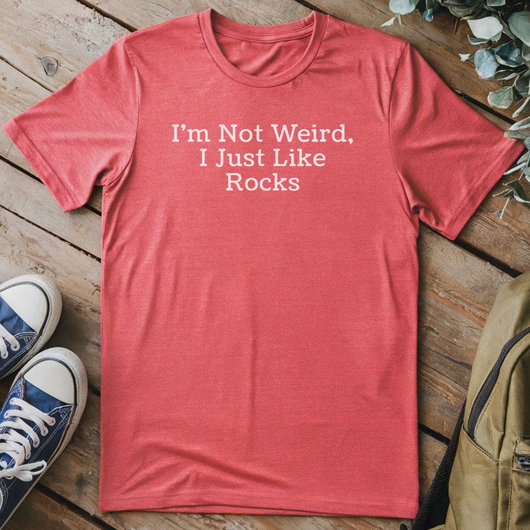 T-Shirt Heather Red / S Not Weird T-Shirt