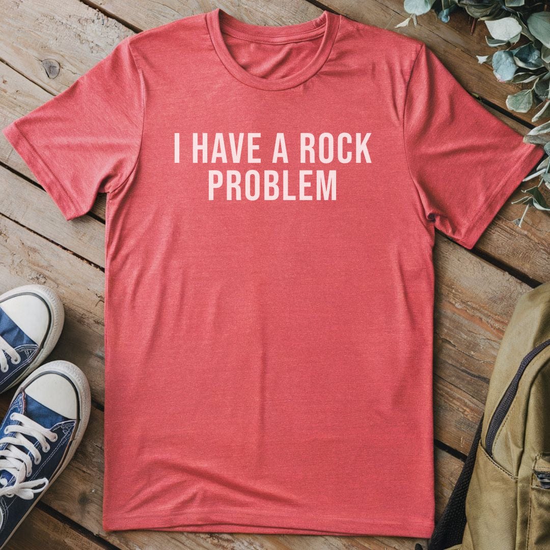 T-Shirt Heather Red / S Rock Problem T-Shirt