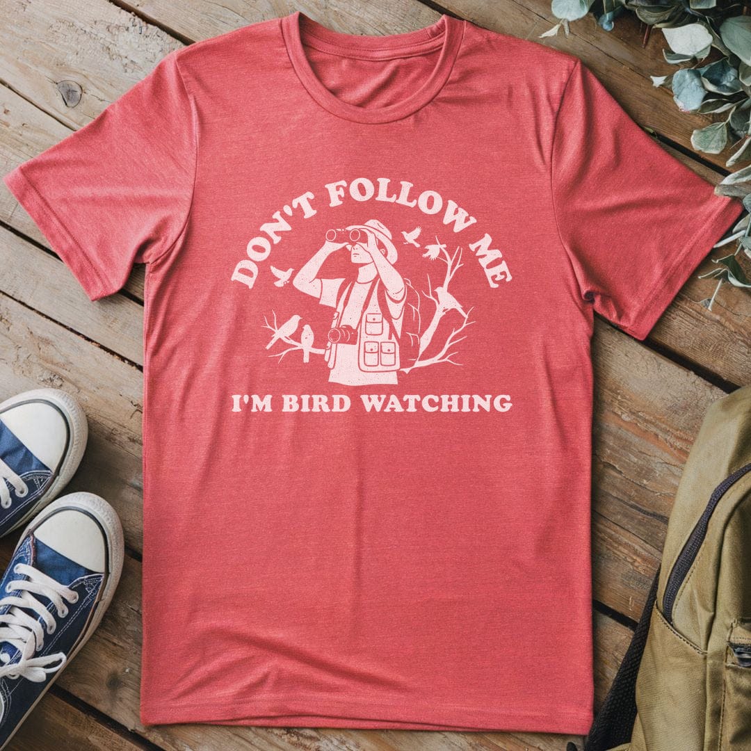 T-Shirt Heather Red / S Birdwatcher's Solitude T-Shirt