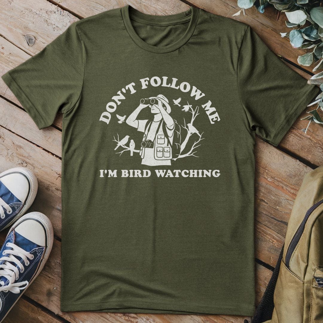 T-Shirt Military Green / S Birdwatcher's Solitude T-Shirt