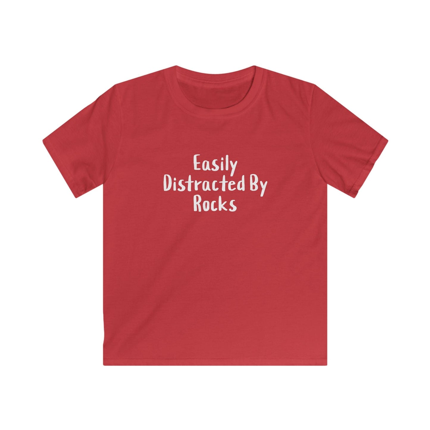 Kids clothes XS / Red Kids - Easily Distracted By Rocks T-Shirt