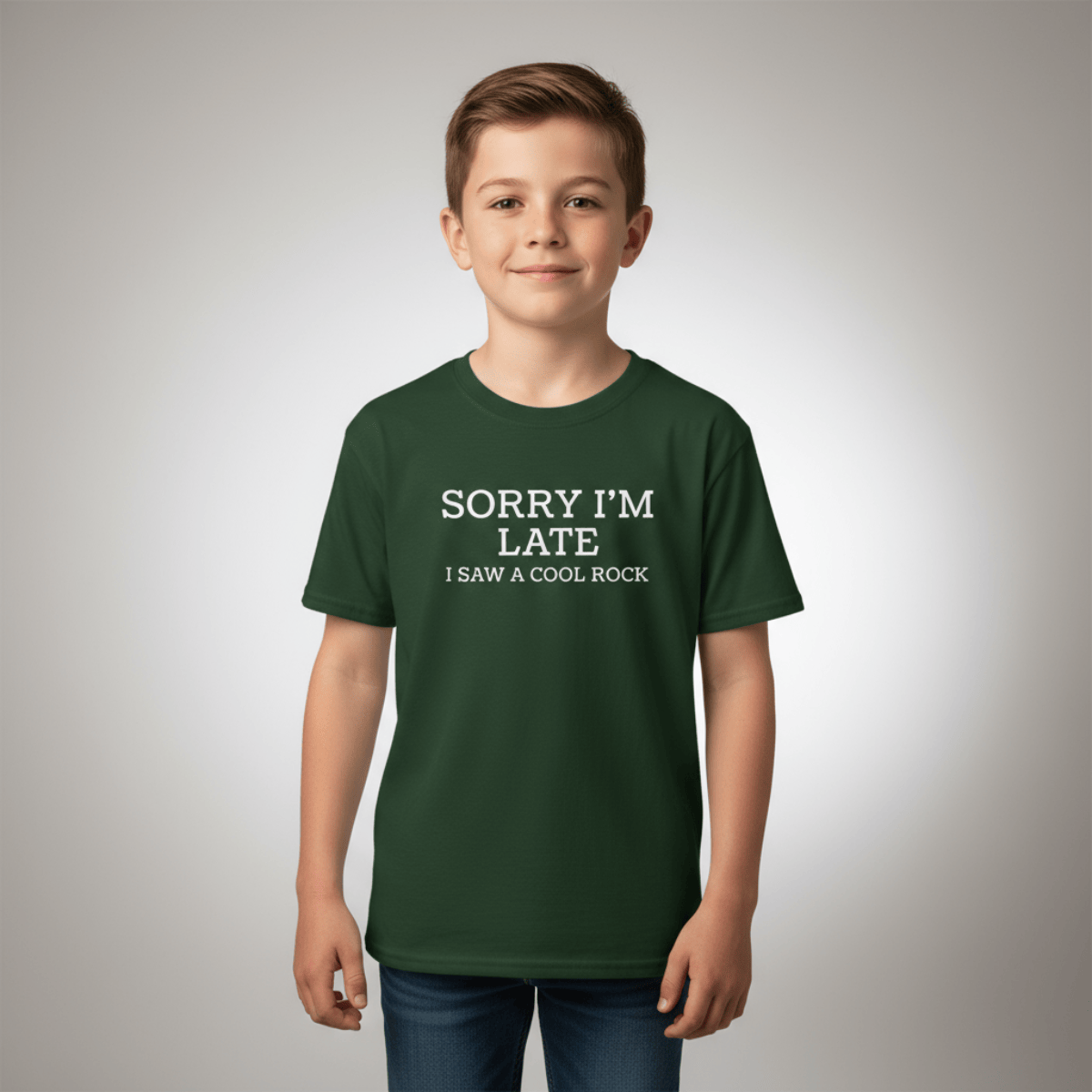 Kids clothes Forest Green / XS Sorry Rocks T-Shirt Kids Tee