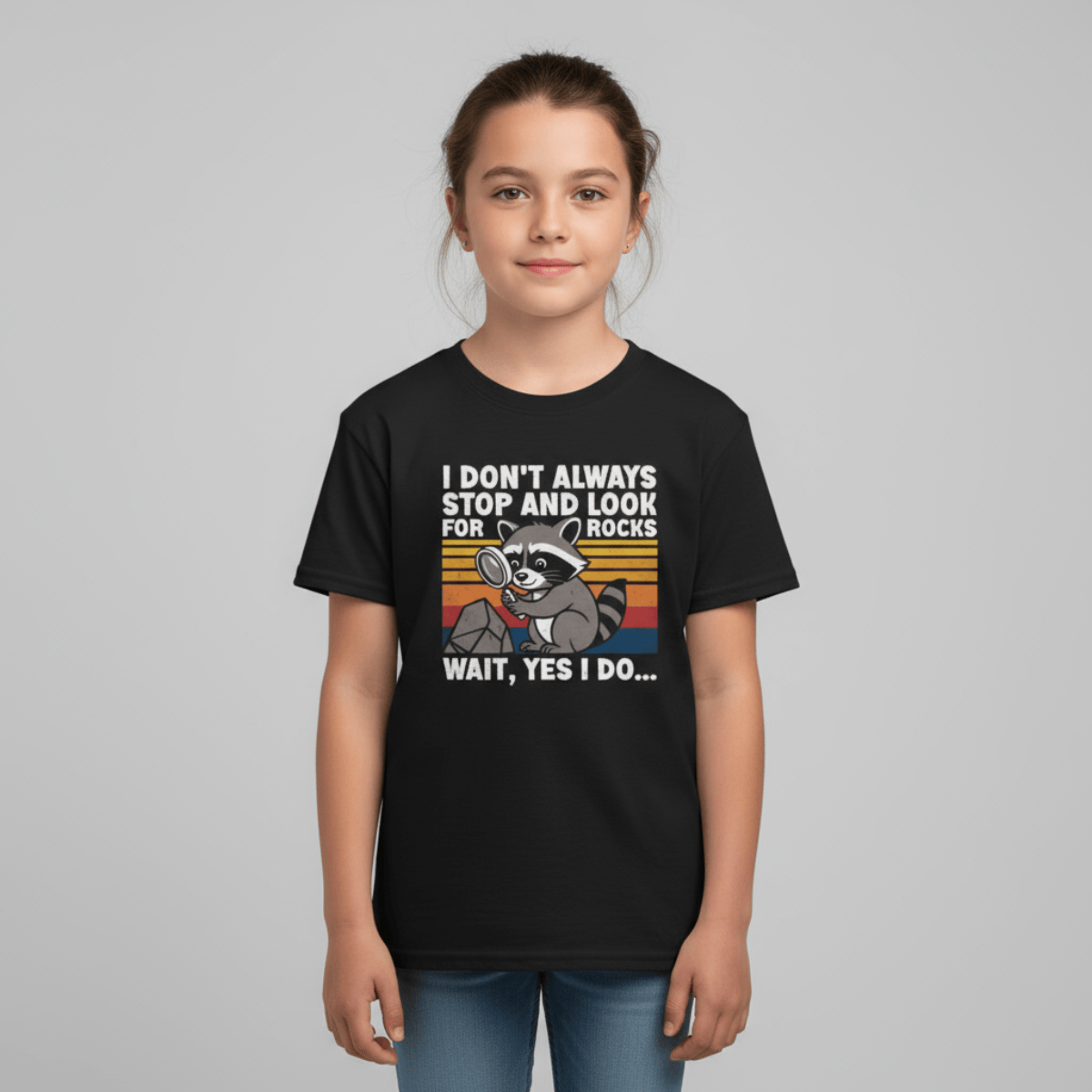Kids clothes Black / XS I Stop For Rocks Kids Tee