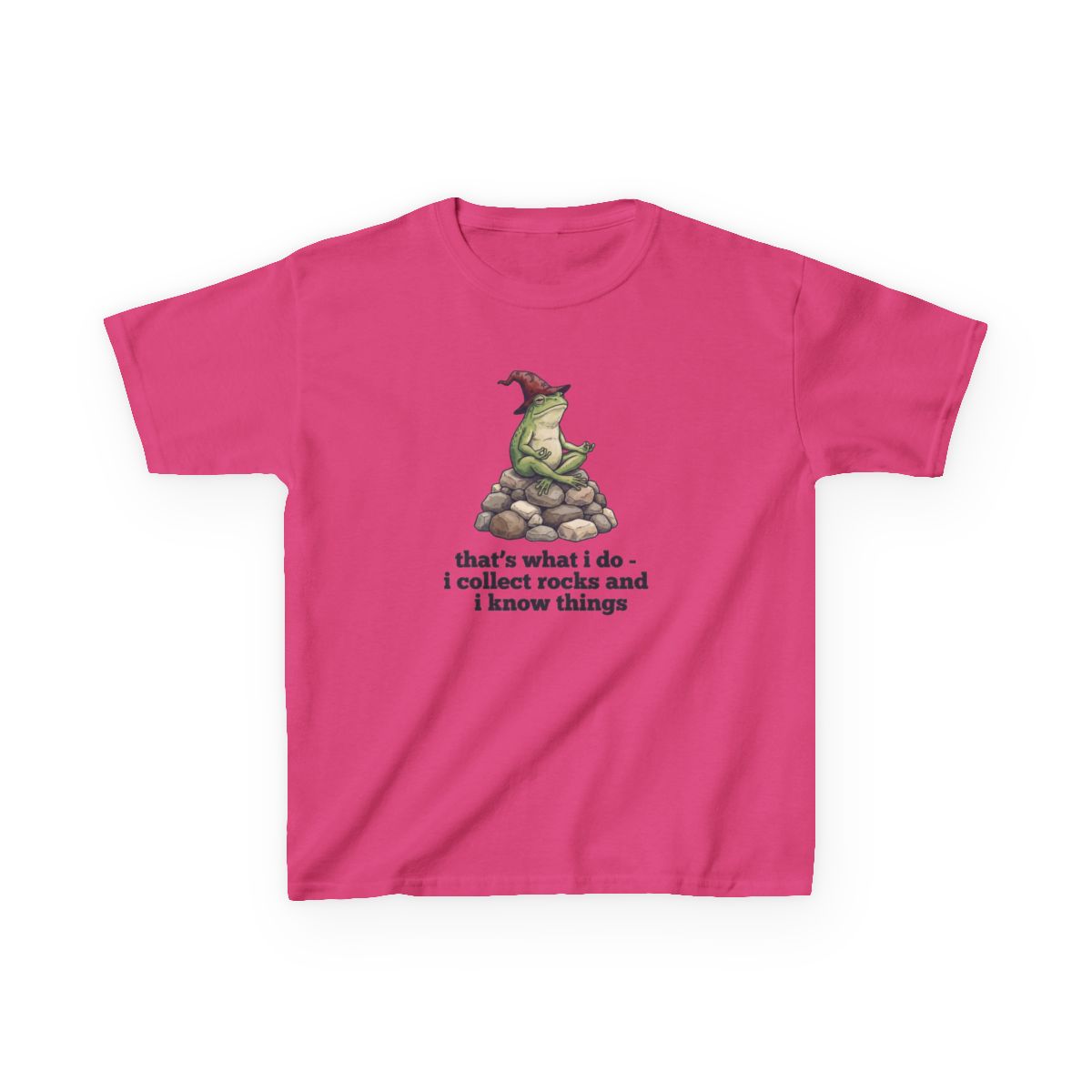 I Collect Rocks and I Know Things Kids Tee