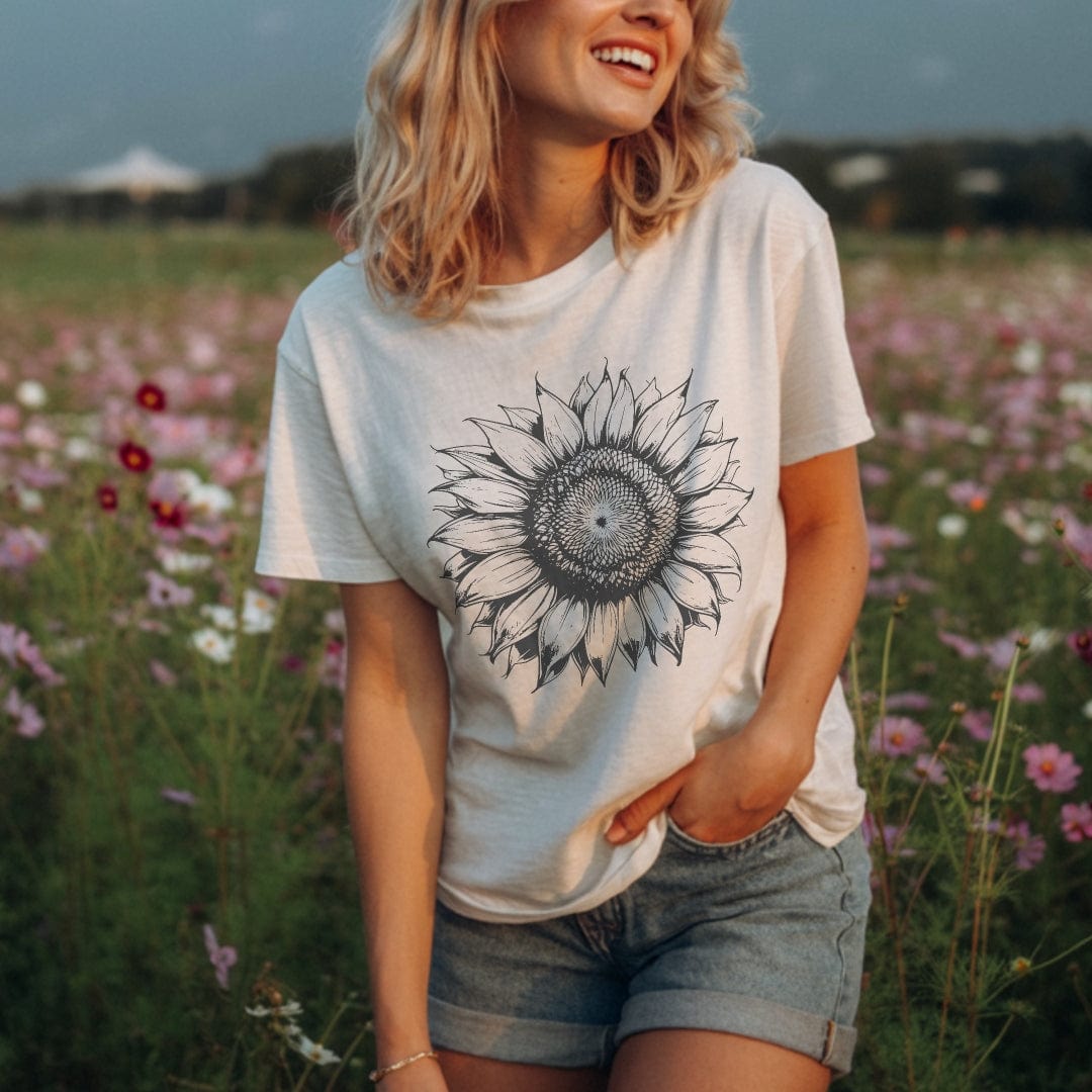 T-Shirt White / S Sunflower T-Shirt