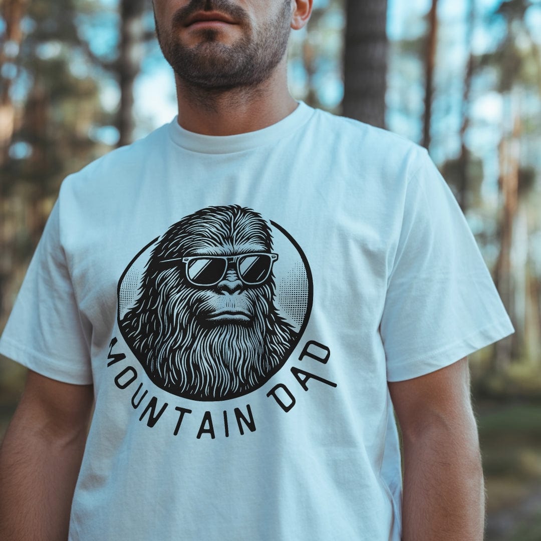 T-Shirt White / S Mountain DAD Bigfoot T-Shirt